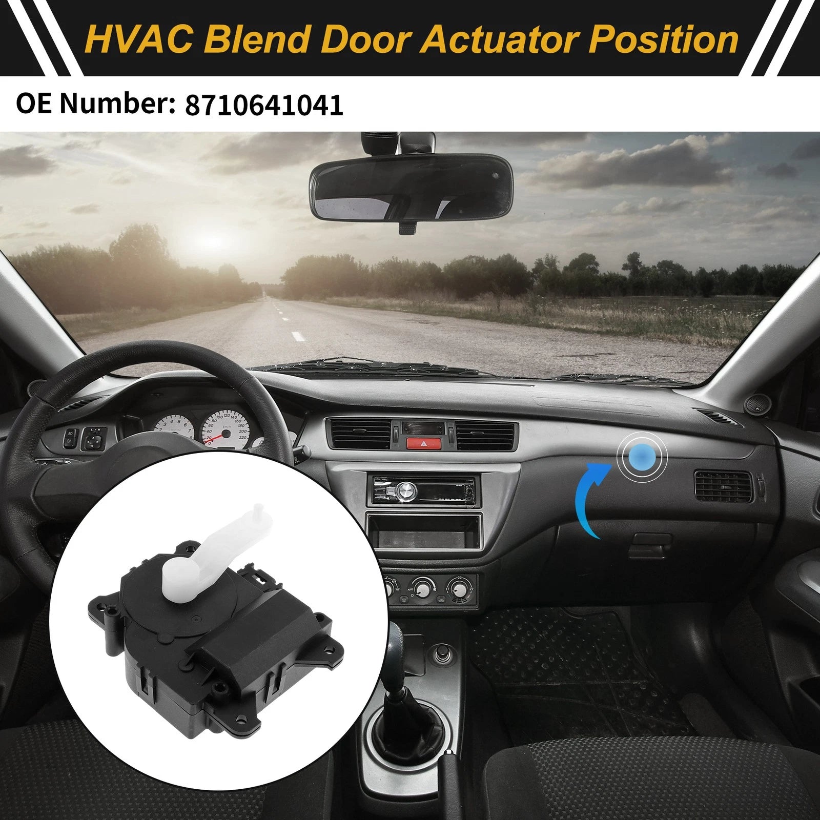HVAC Heater Blend Door Actuator Replacement for Lexus ES300 (2002–2003)