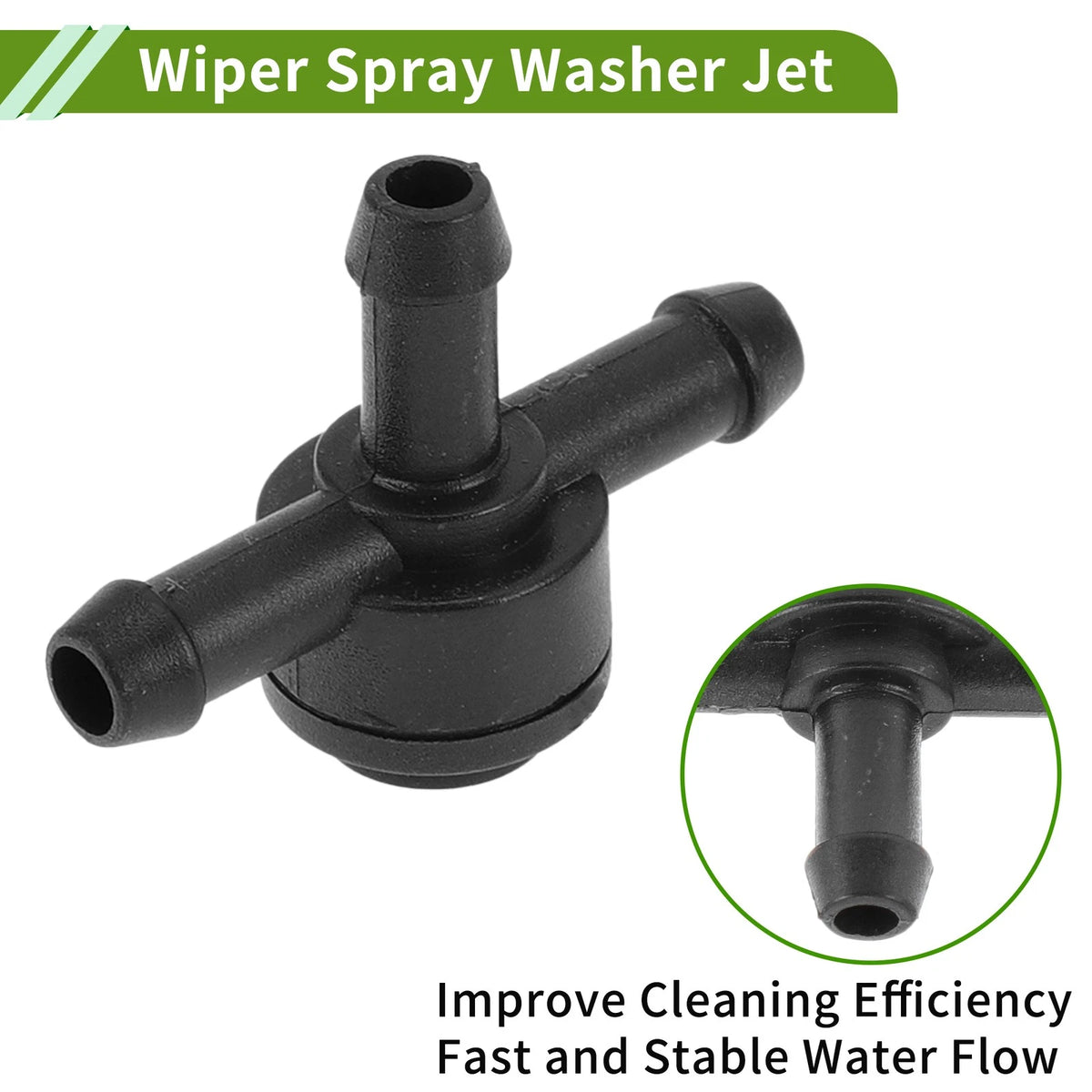 Washer Nozzle with Hose Connector for Volvo (No. 31391513, 9178897)