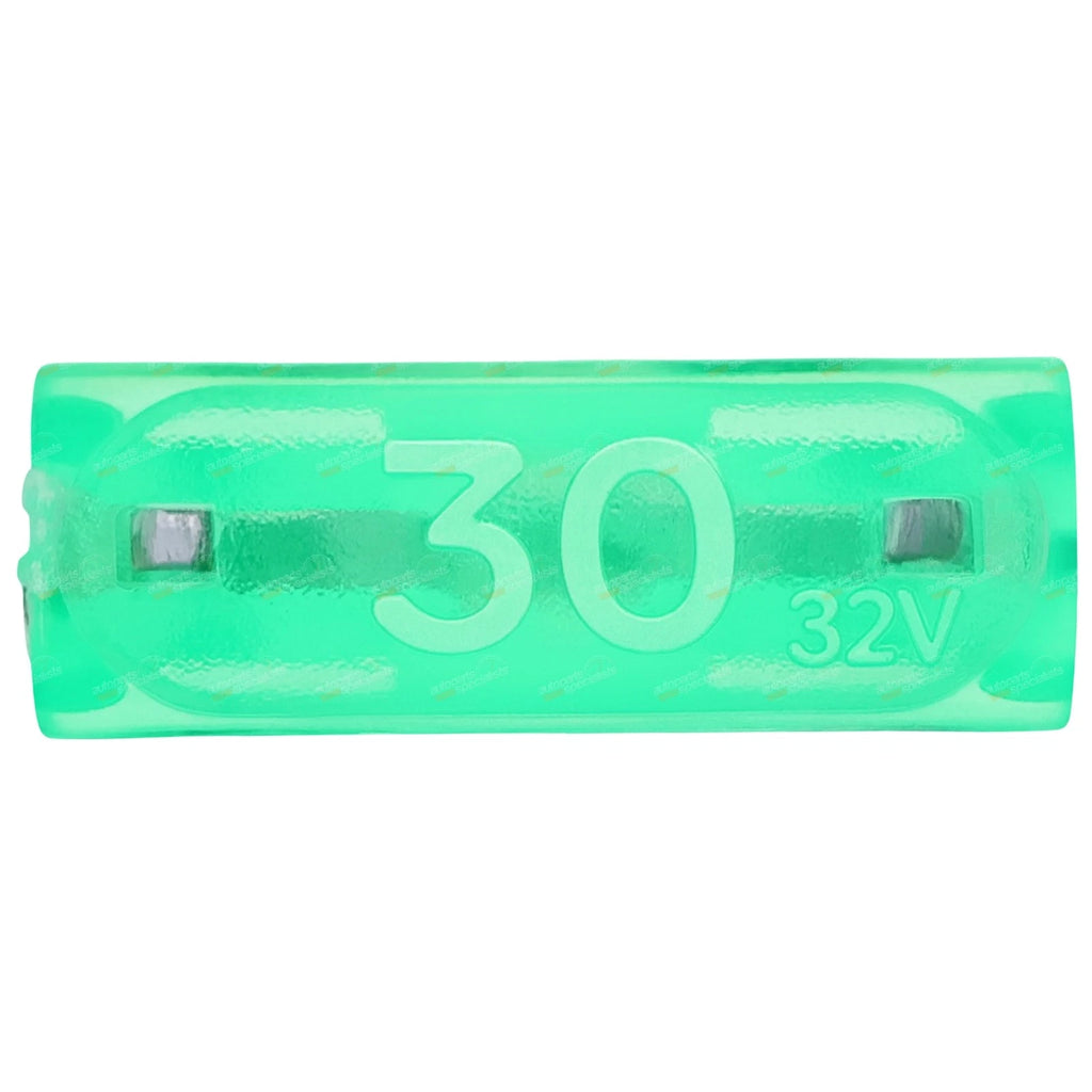 Pack of 100 Mini-Blade Fuses 30Amp for Universal Use