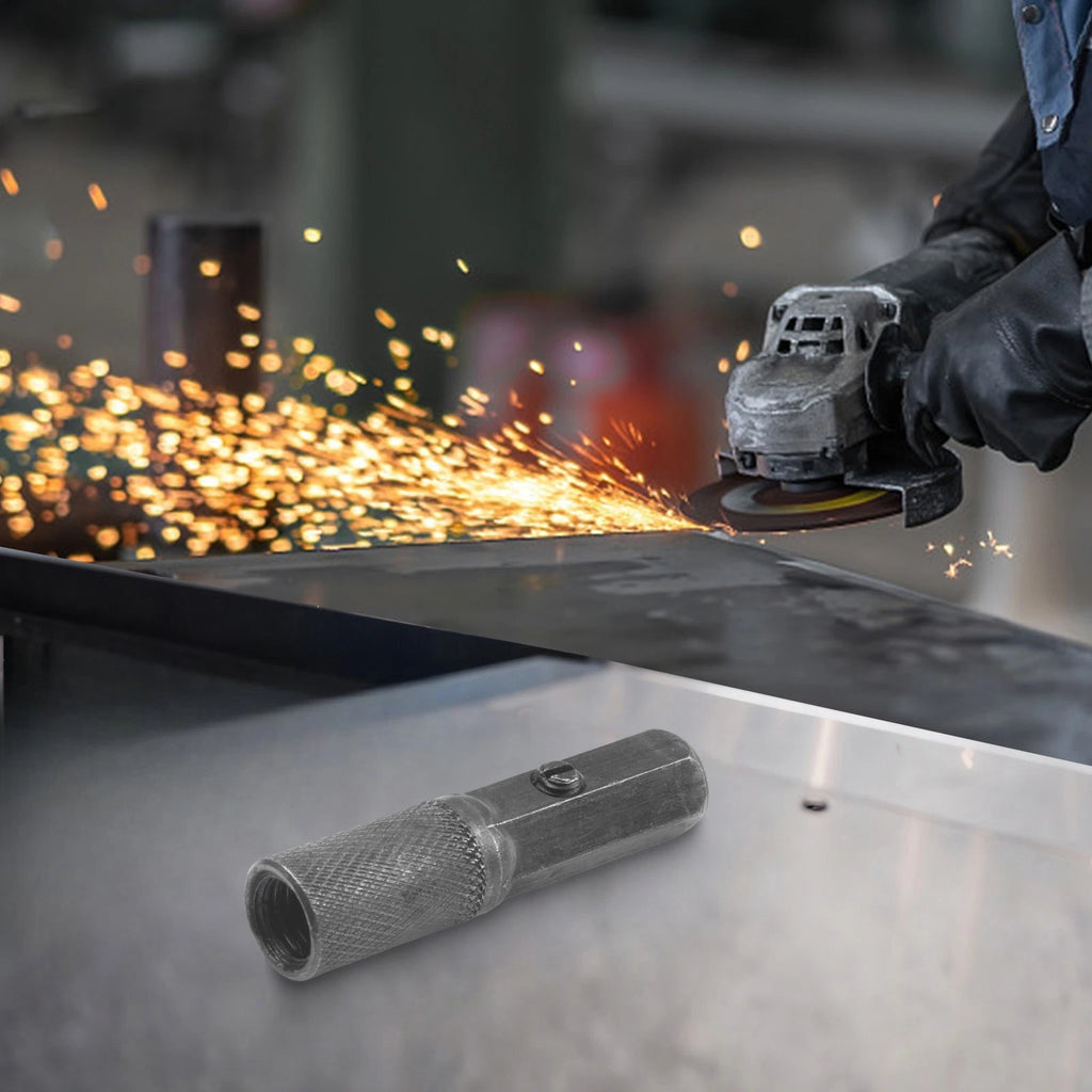 Hexagonal Handle Interface Conversion Head for 100 Type Angle Grinders