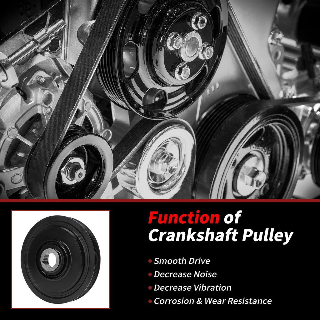 Harmonic Balancer Crankshaft Pulley Replacement for Acura MDX (2007–2013)