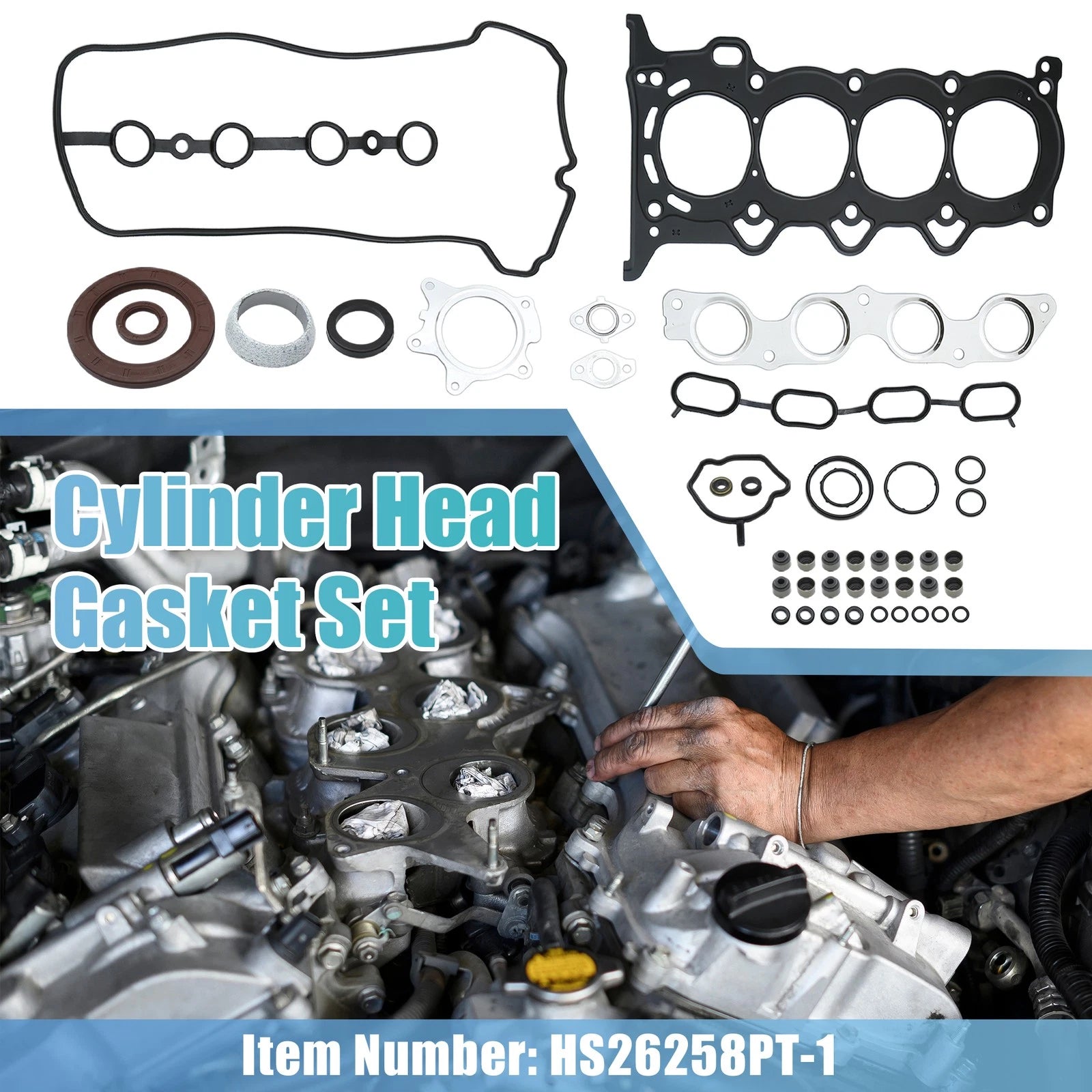 Engine Cylinder Head Gasket Set for Toyota Prius (2001–2009)