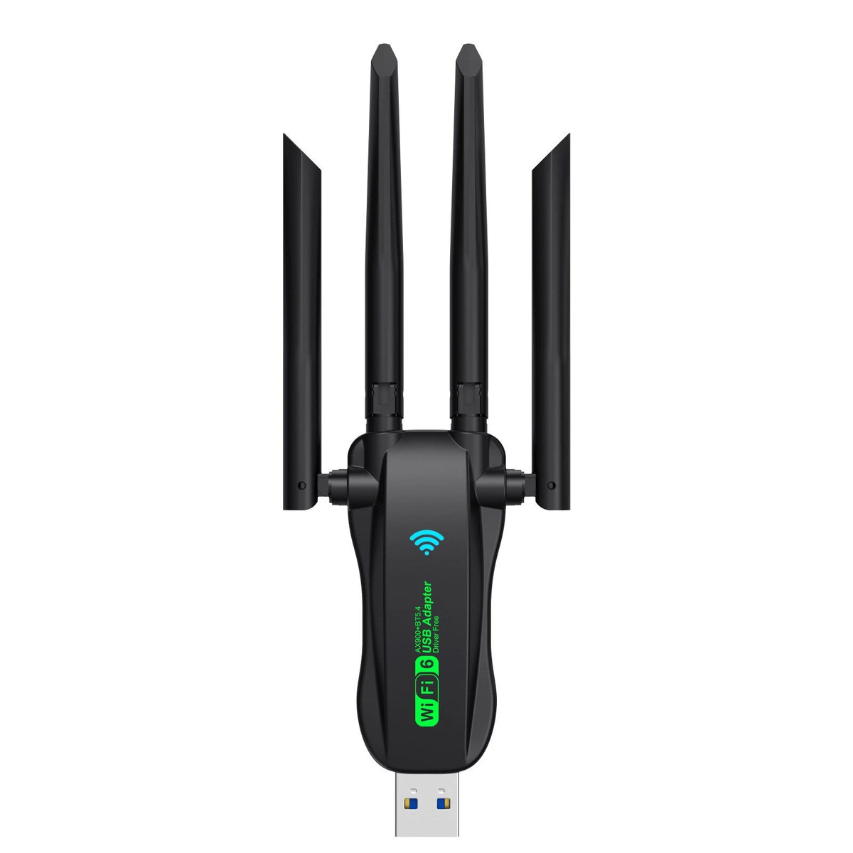 USB WiFi 6 Adapter Bluetooth 5.4 Dongle Dual Band with Antenna