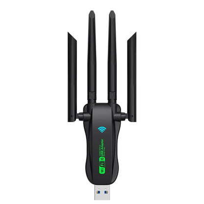 USB WiFi 6 Adapter Bluetooth 5.4 Dongle Dual Band with Antenna