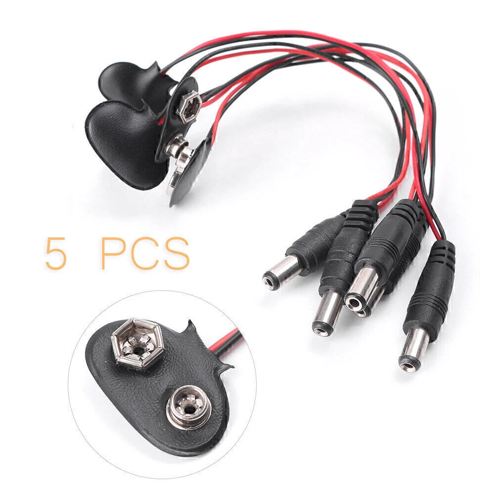 5 pcs Barrel Jack Connector for Arduino (9V DC)