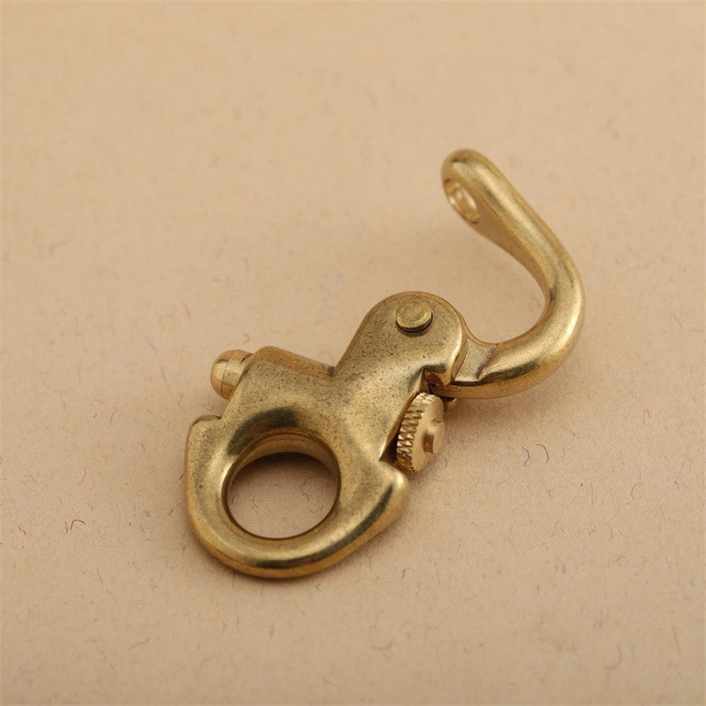 Miniature Brass Shackle with Quick Release Function for Lightweight Use