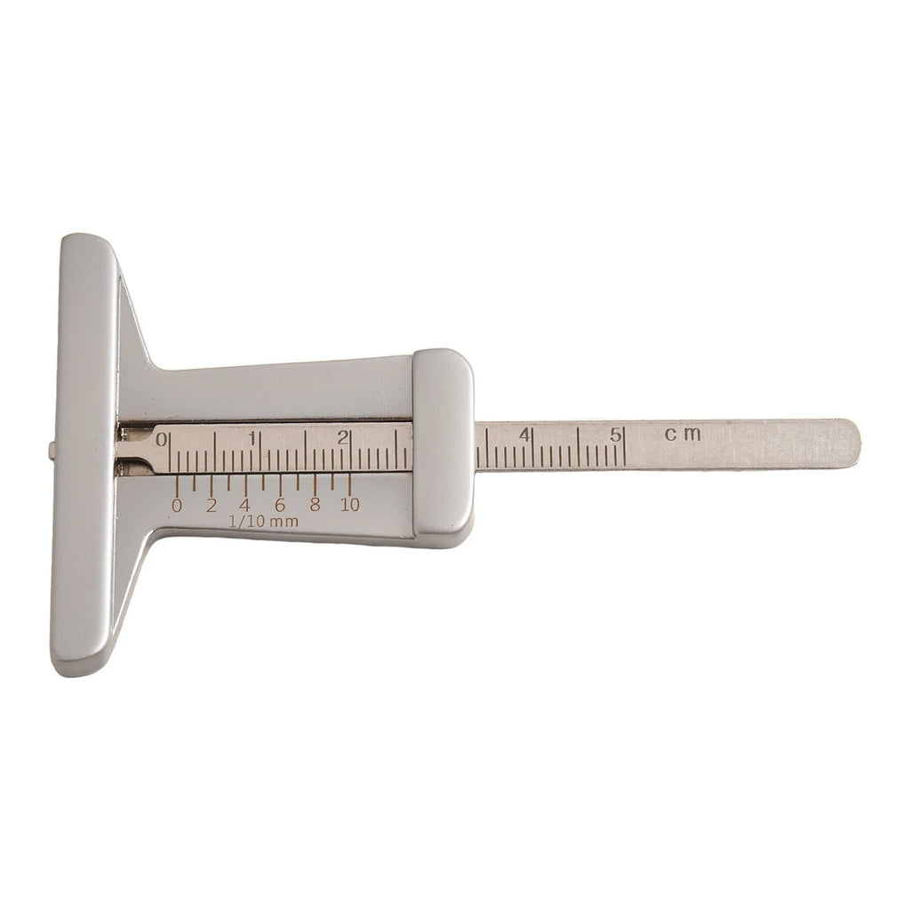 Tire Pattern Ruler with Vernier Caliper Design for Precise Depth Checks