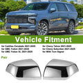 Left Right Side Mirror Cover Cap Replacement Pair for Cadillac Escalade (2021–2025)