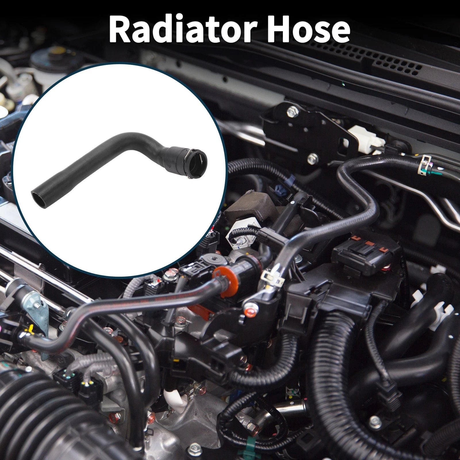 Radiator Hose Water Pipe Replacement for Audi A4 (1995–2008) Rubber 1PC