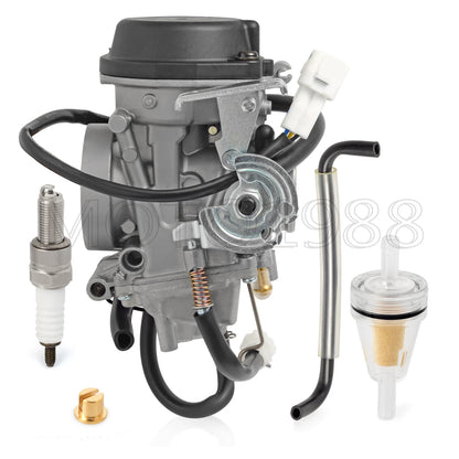 Carburetor with Fuel Filter & Spark Plug for Suzuki DR-Z400S (2001–2018)