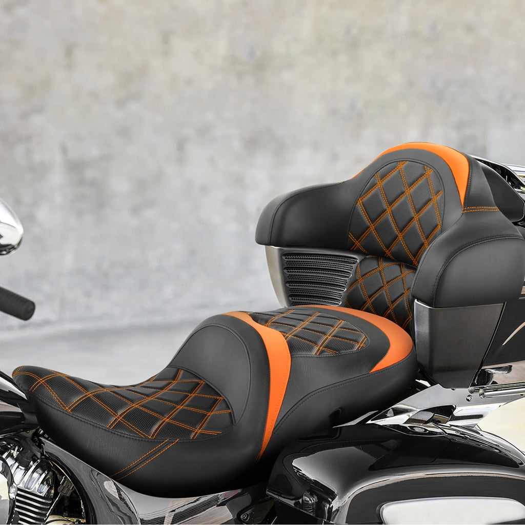 Seat Backrest Pad for Indian Chieftain Dark Horse (2016–2023)