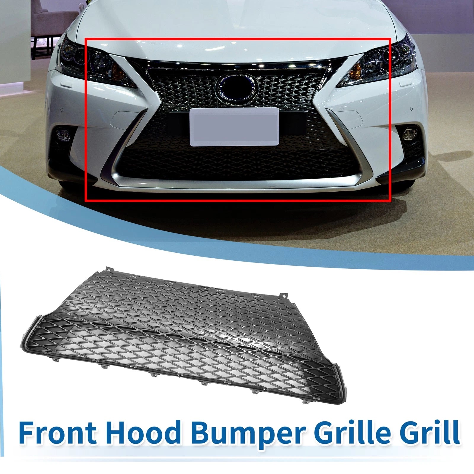 Front Lower Hood Bumper Grille for Lexus CT200h (2015–2015)