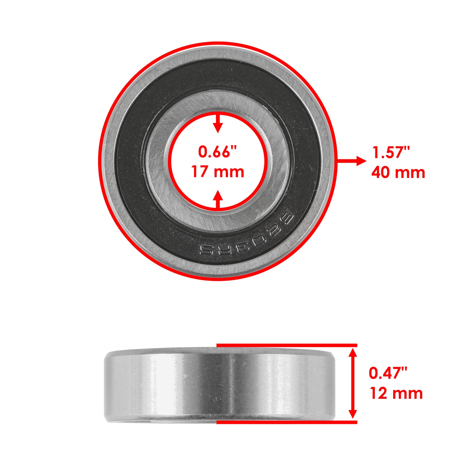 Spindle Shaft and Bearings Replacement for Toro MX5000 5425–6050 (2 Pack)
