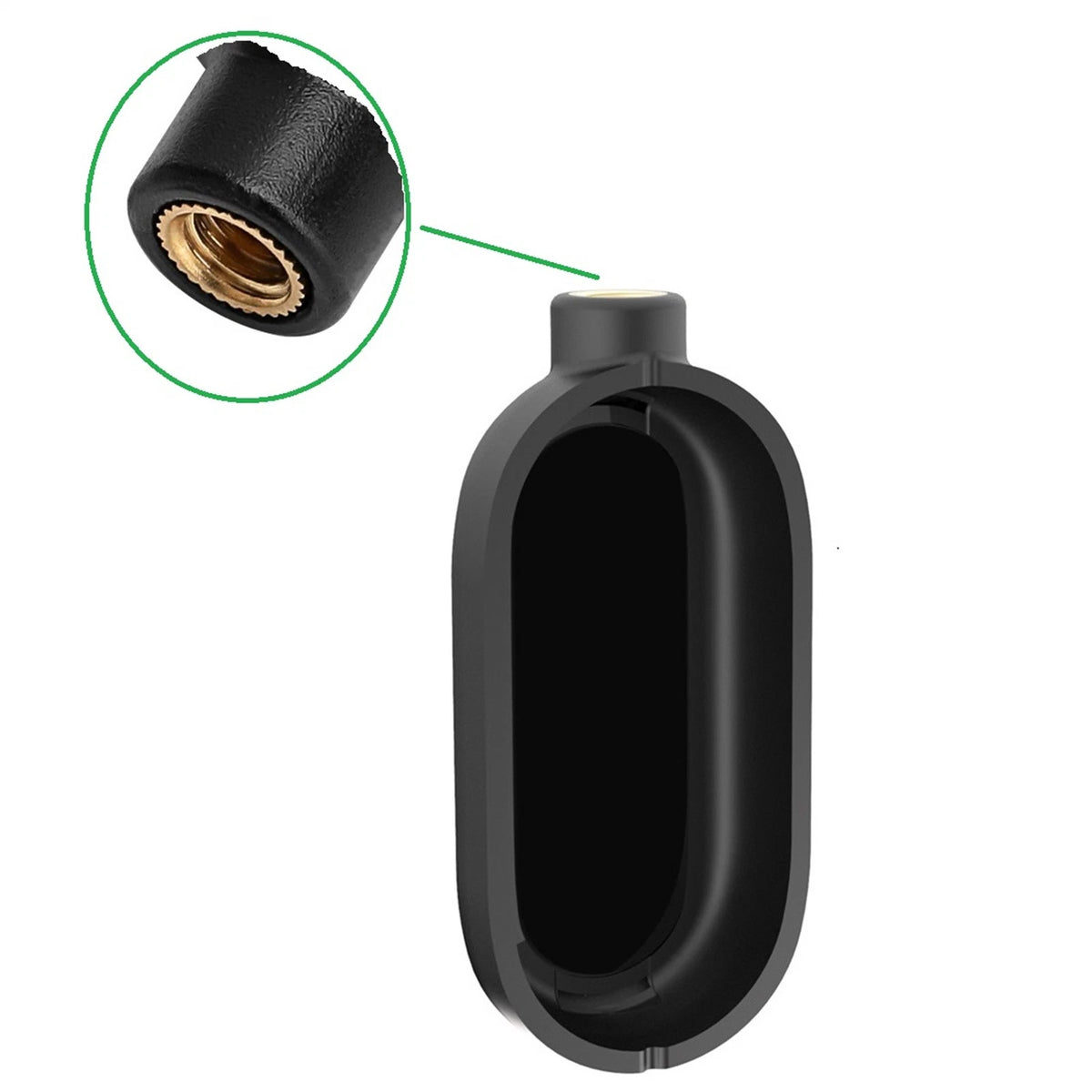 Protective Frame Cage for Insta360 GO 3 (2023) - Black Plastic Magnetic
