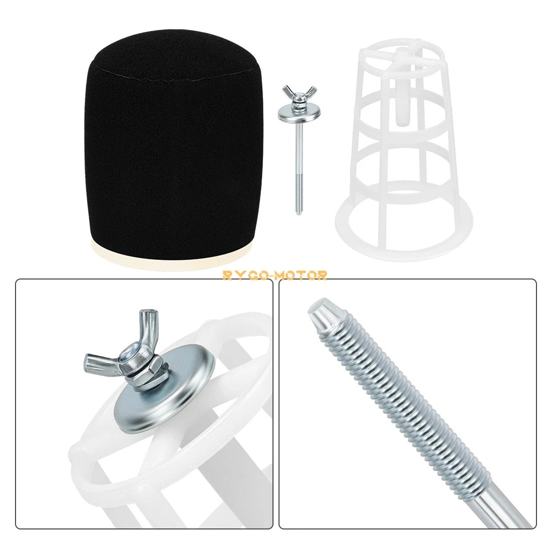 Air Filter Cleaner Cage Guide Kit for Yamaha YFZ450R YFZ450RSE (2009–2024)
