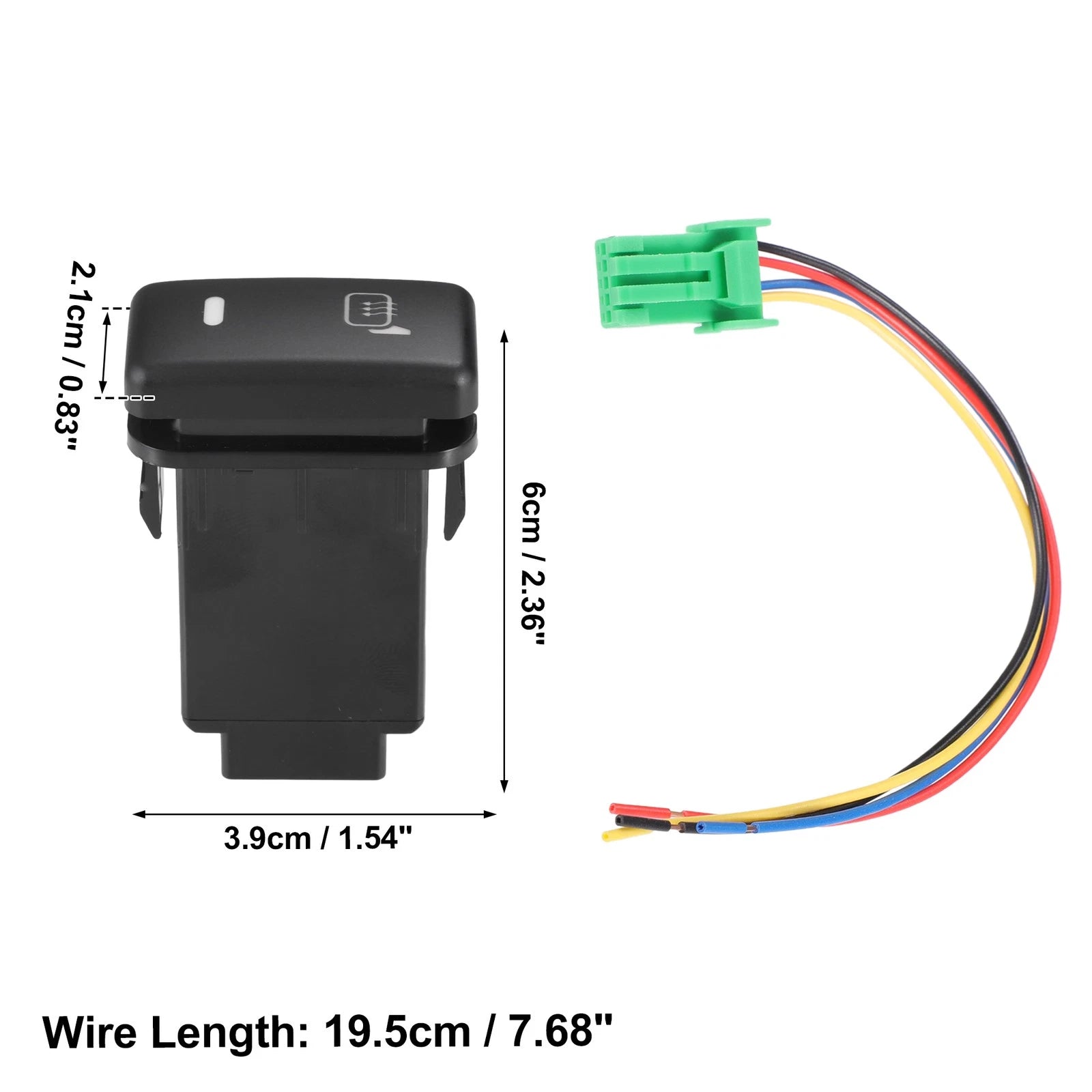 Rearview Mirror Heating Switch Replacement for Toyota Alphard (2015–2023)