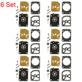Set of 6 Carburetor Overhaul Repair Kits for ZAMA RB-151 Stihl TS410 TS420