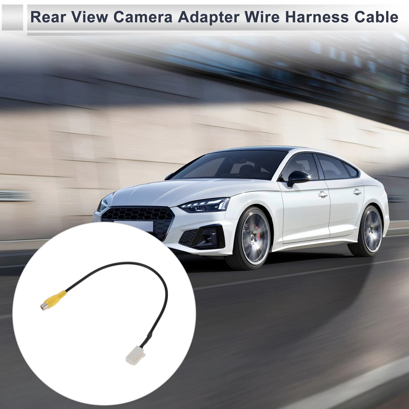 Rear View Camera Adapter Wire Harness Cable for Toyota (1 Pcs) (2005–2015)
