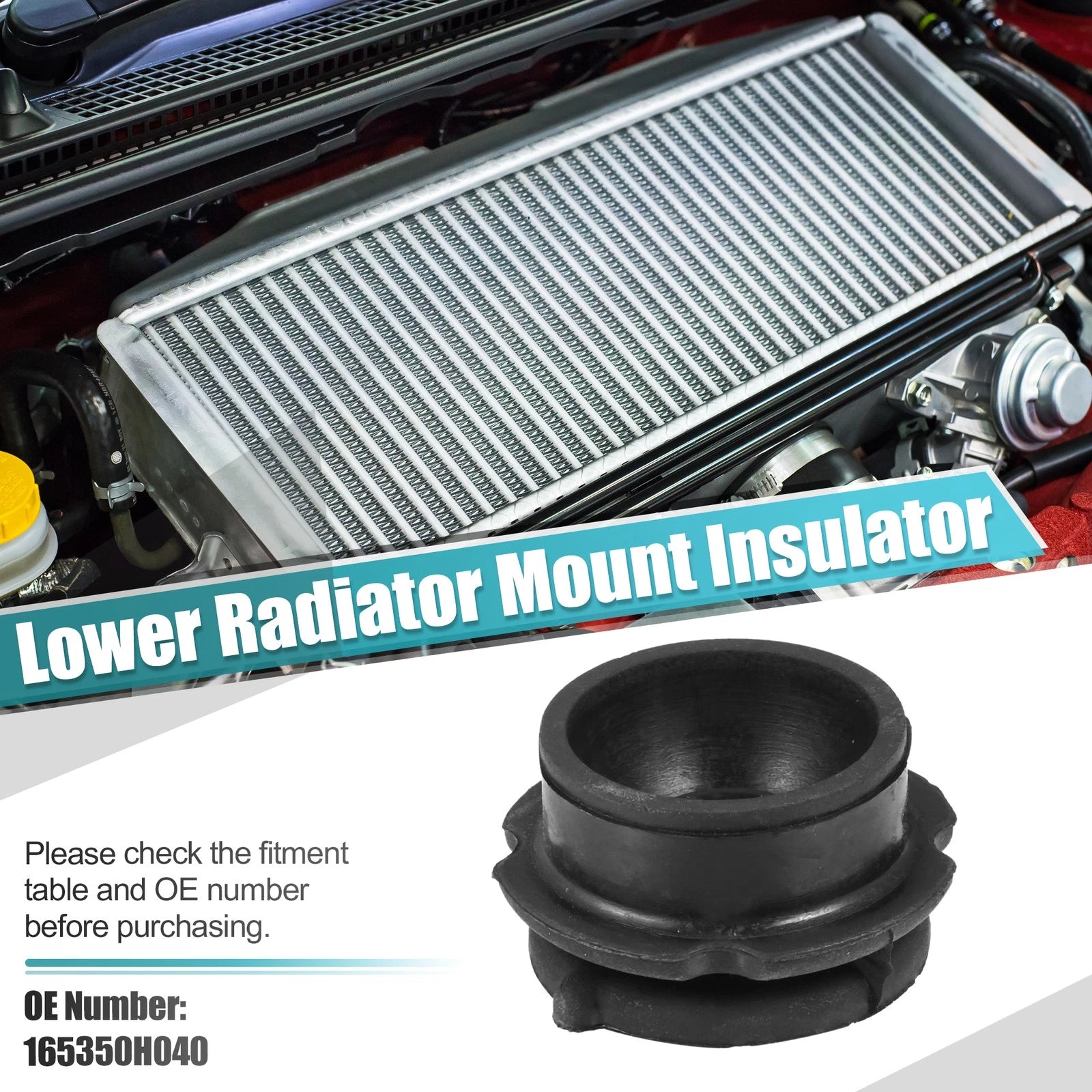 Radiator Lower Mount Rubber Cushion Bushing for Toyota (2007–2013)