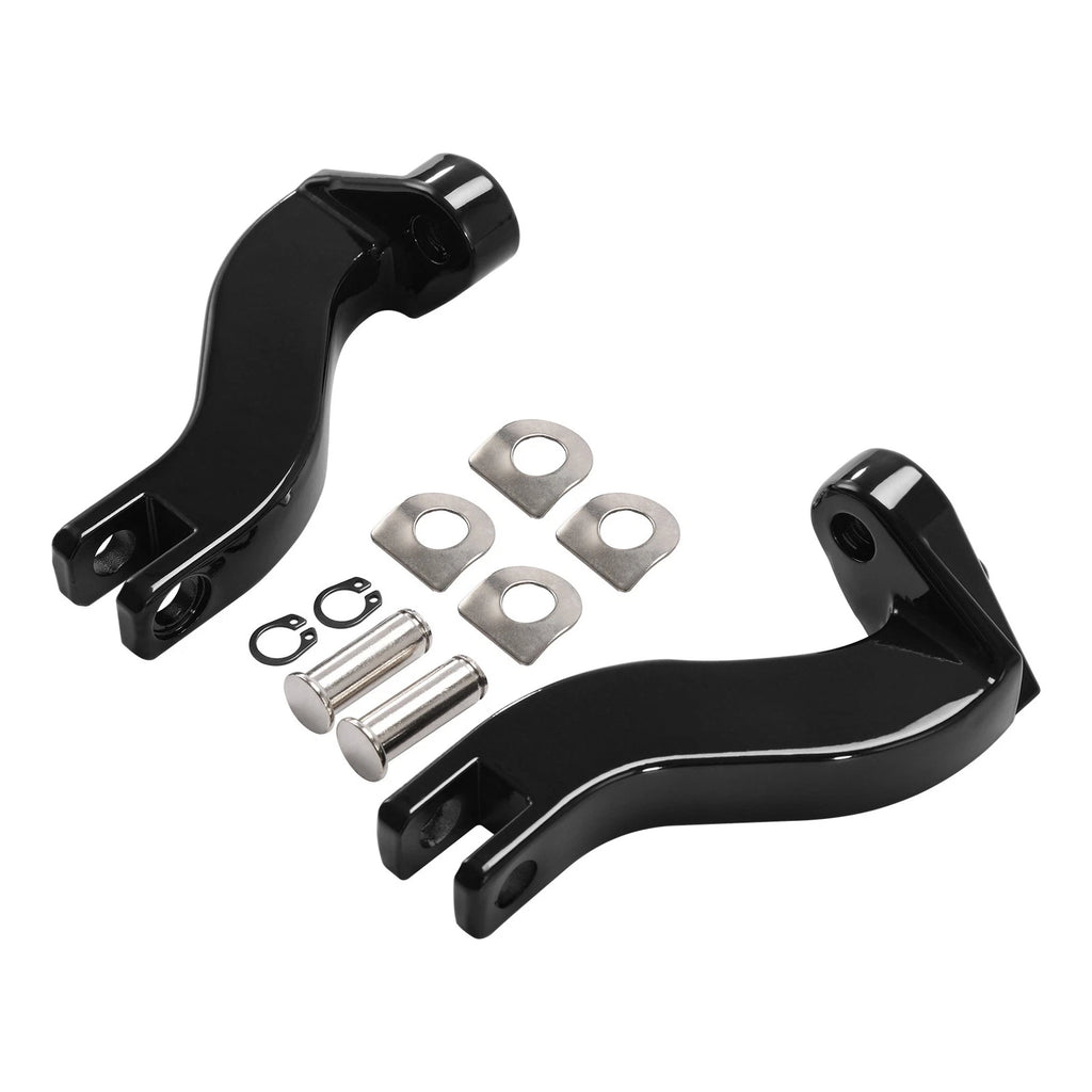 Passenger Footpeg Mount Kit for Harley Touring FLHT (1993–2025) Black/Chrome