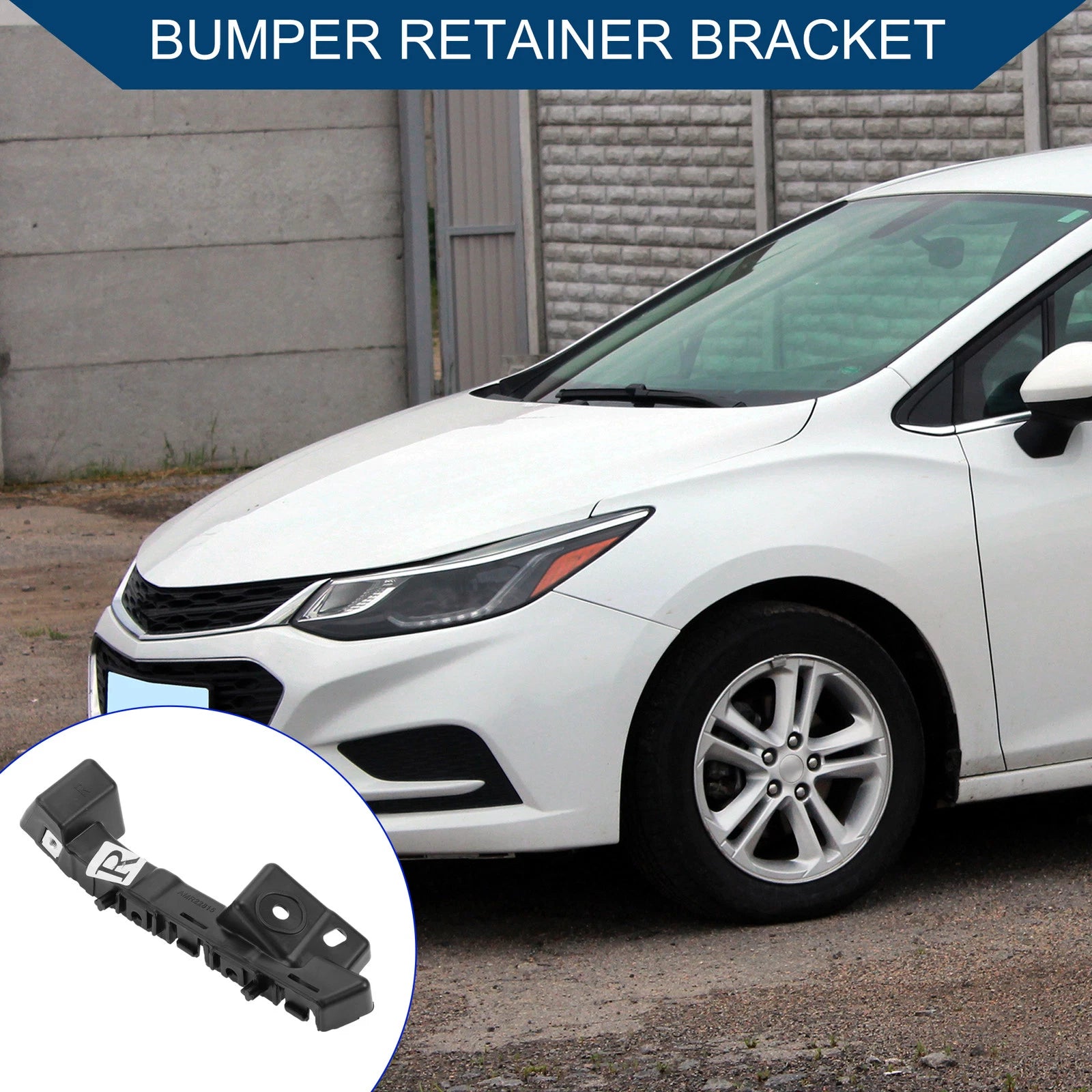 Right Front Bumper Support Bracket for Chevy Malibu (2016–2022) ABS Black