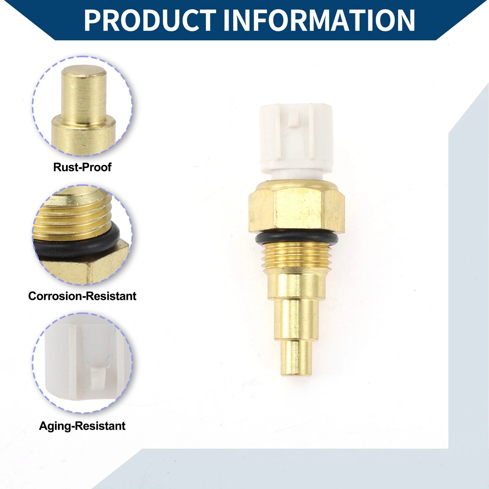 Engine Coolant Temperature Sensor No.MB356704 for Dodge Colt (1990–1992)