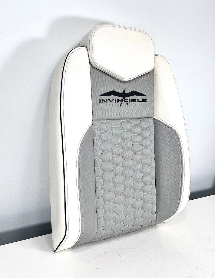 Single Seat Backrest for Invincible Boats (28 in x 18 in) Honeycomb Style
