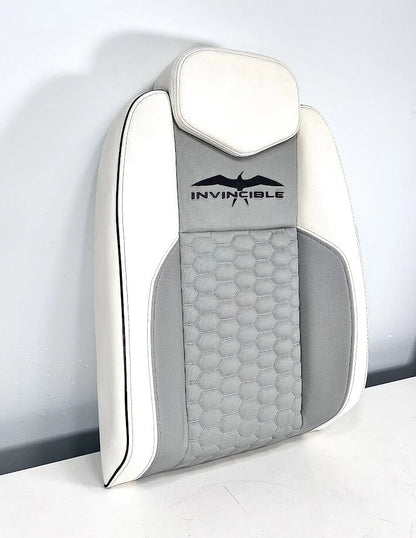 Single Seat Backrest for Invincible Boats (28 in x 18 in) Honeycomb Style