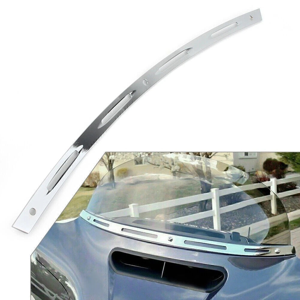 Slotted Batwing Front Windshield Trim for Harley Electra Street Glide (1996–2013)