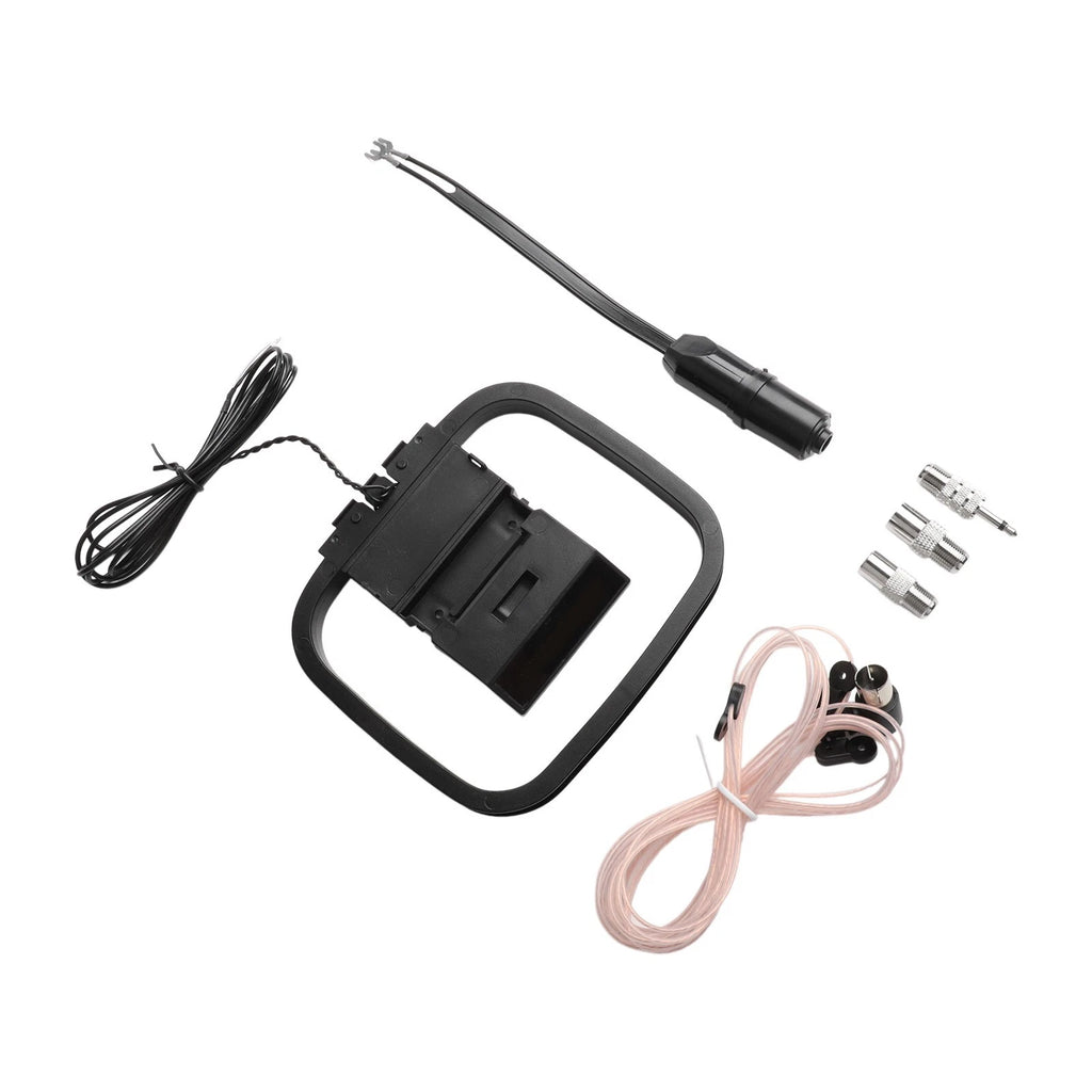 AMFM Loop Antenna for Indoor Receiver (Clear Reception, Easy Installation)