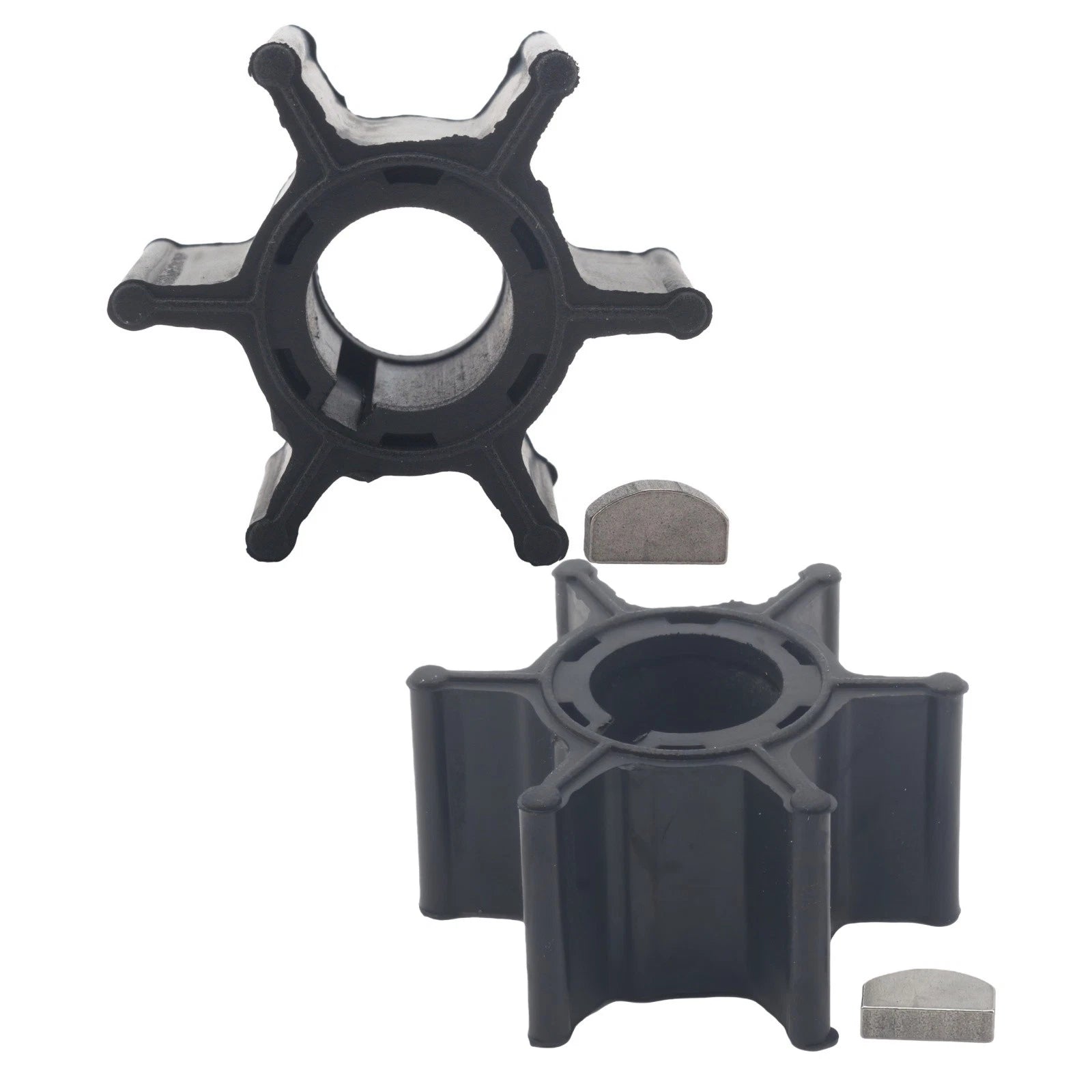 Water Pump Impeller & Key for Suzuki Outboard 9.9-16 HP (17461-93500)
