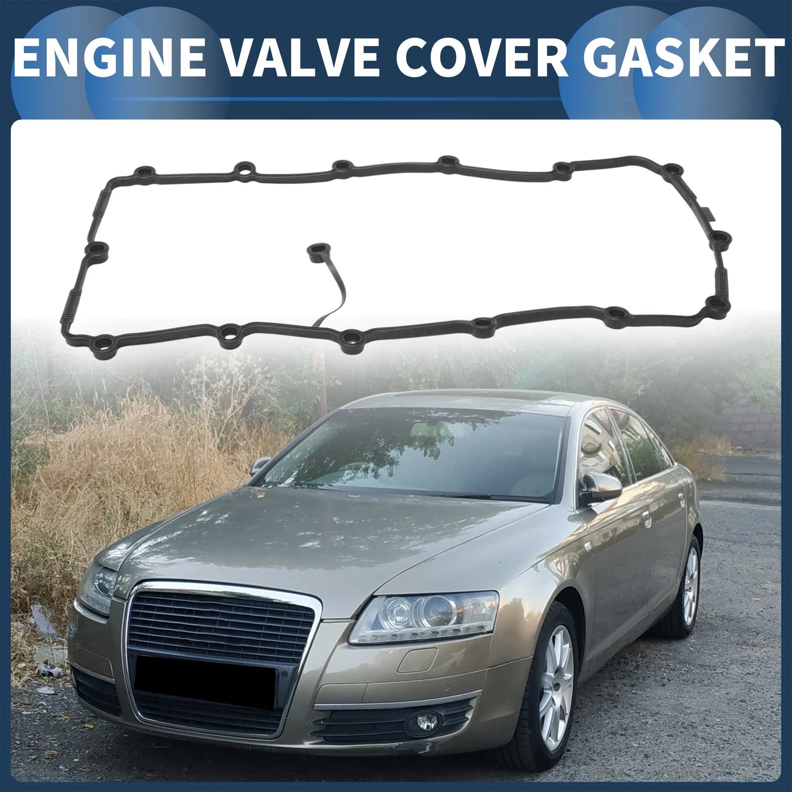 Valve Cover Gasket Set Replacement for Audi A6 2004–2006