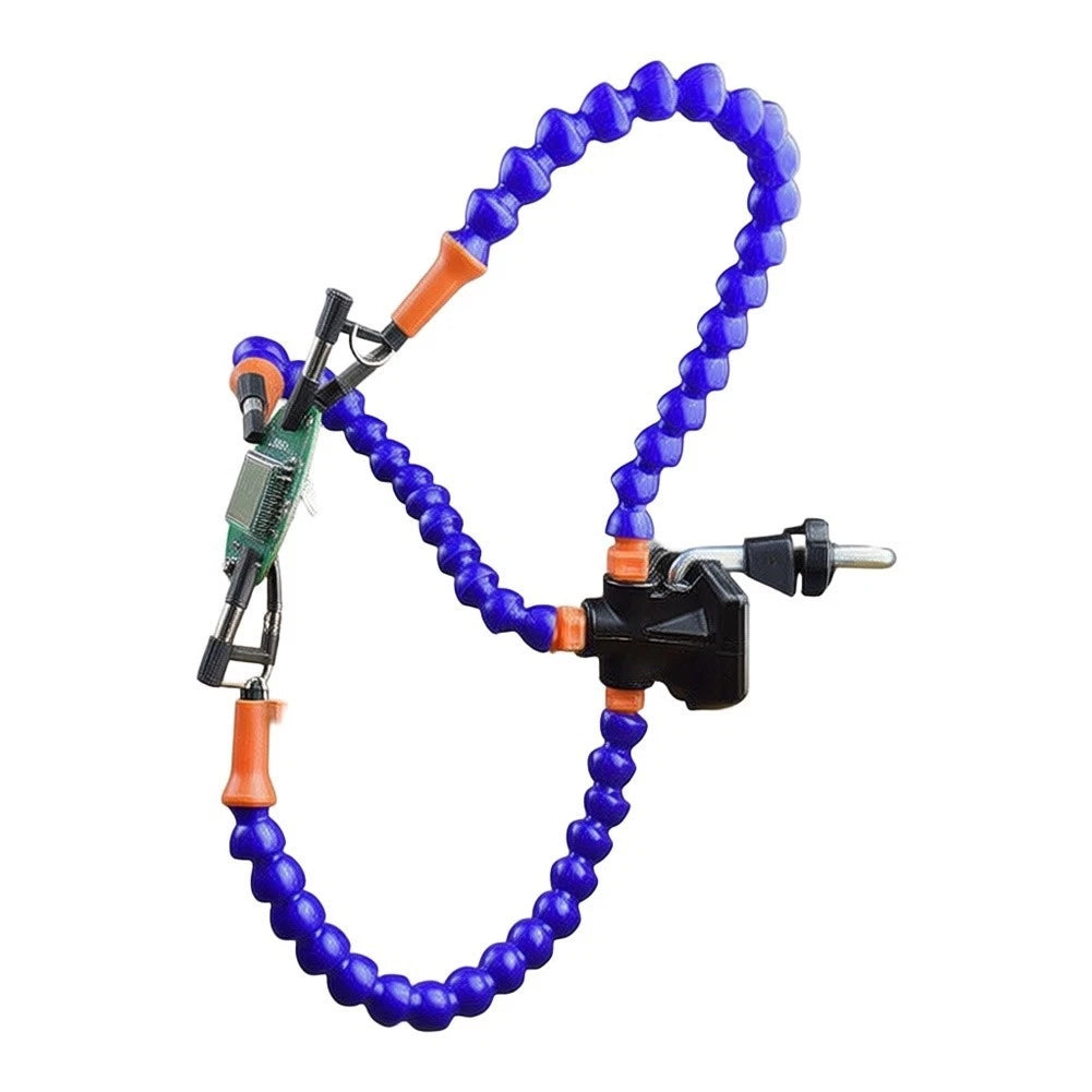 Metal Soldering Helping Hands with Flexible Hose for PCB Board Positioning