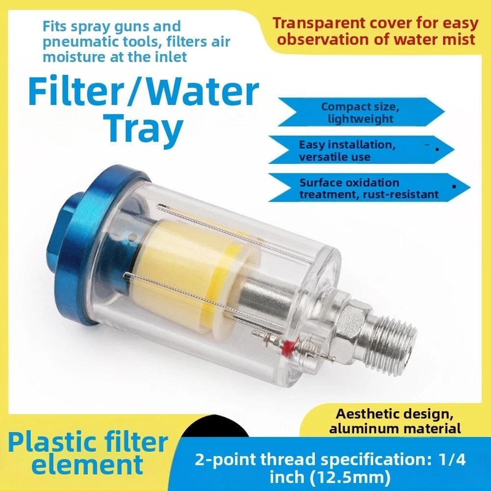 Air Water Filter Separator for Pneumatic Tools (Compact Design)