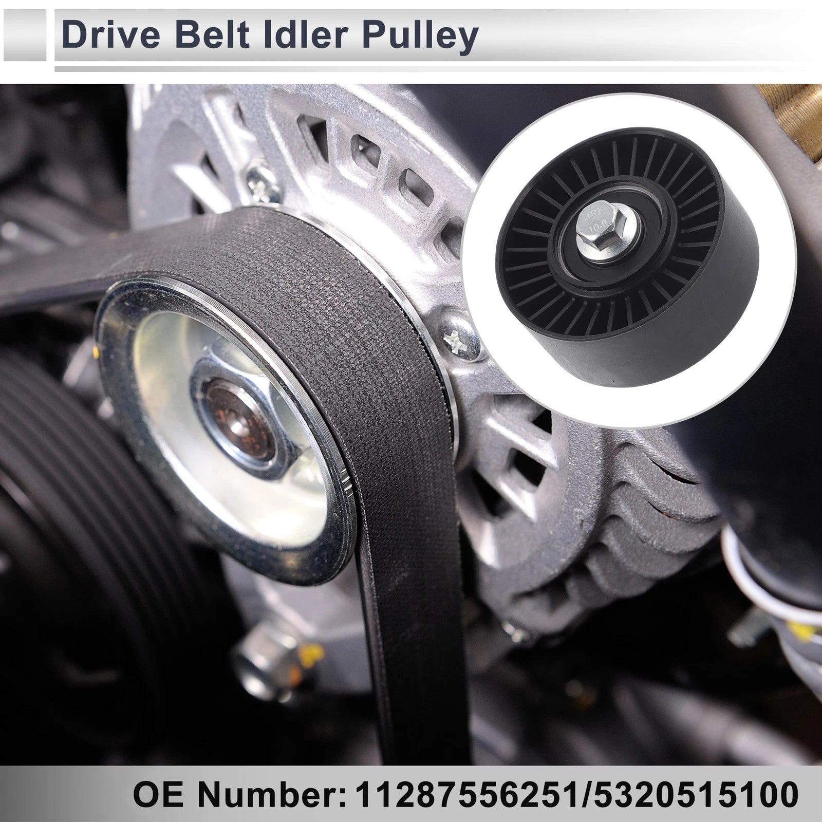 Drive Belt Idler Pulley Replacement for BMW 335i (2007–2013)