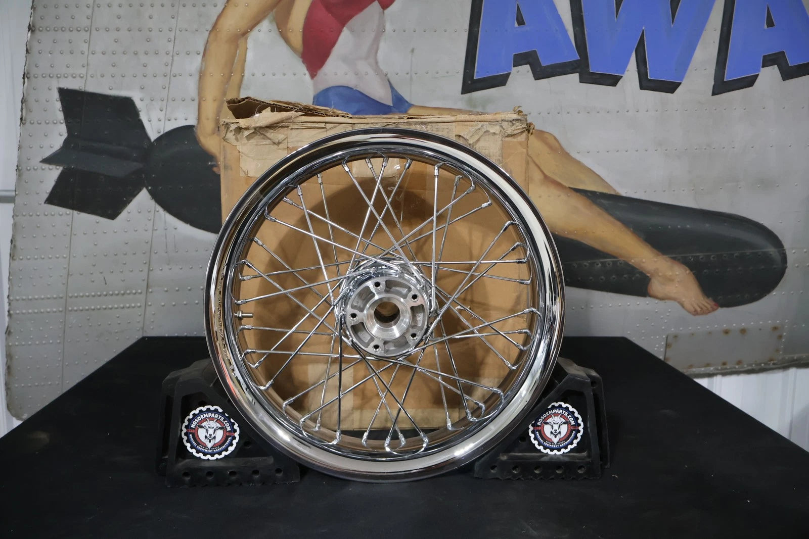 OEM Smooth Chrome Front Wheel for Harley-Davidson Touring (2009–2023)