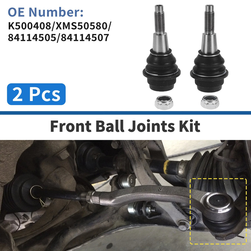 2 Pcs Front Lower Ball Joints Replacement for Cadillac Escalade (2015–2016)