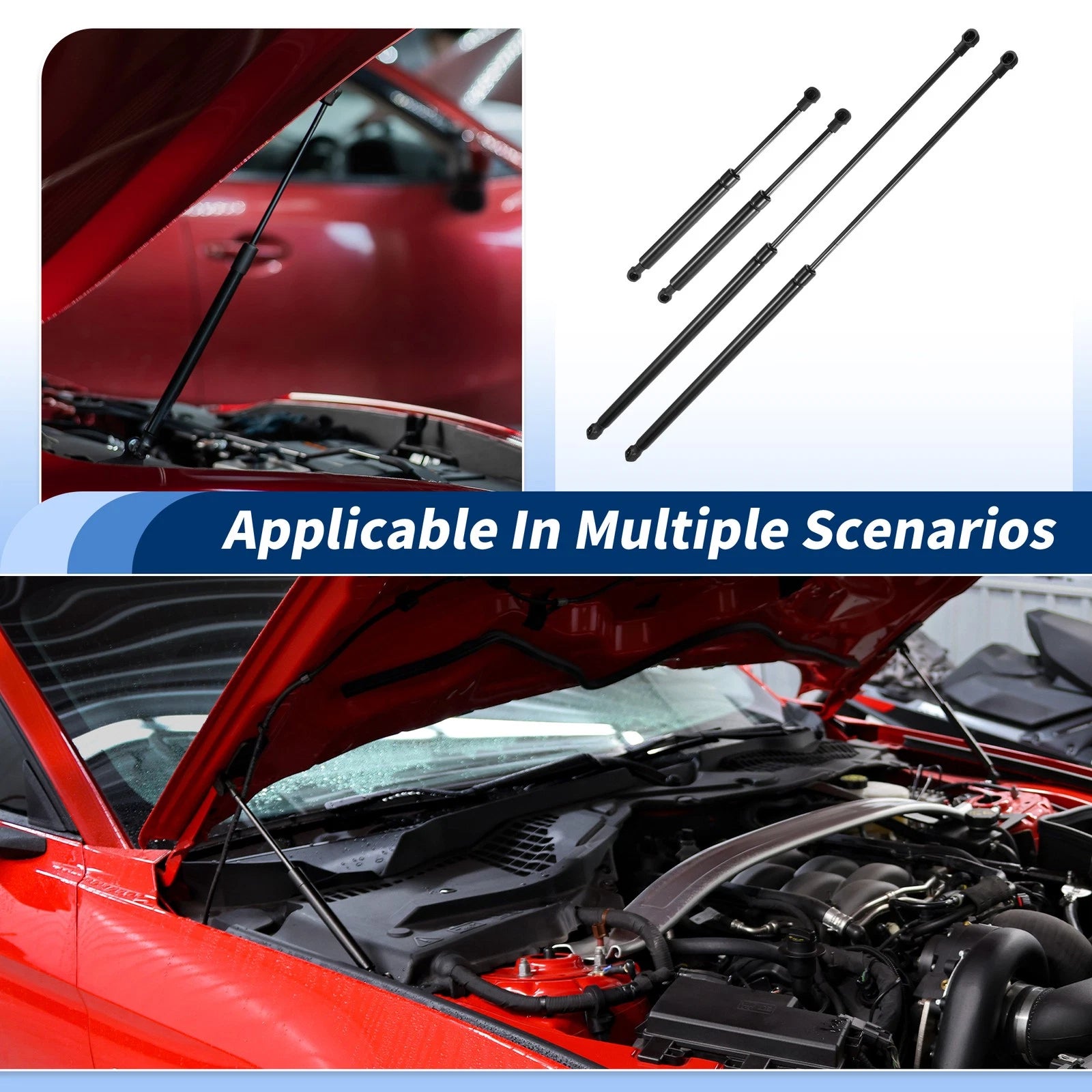 4pcs Front Hood and Rear Liftgate Gas Struts for BMW Z4 E85 (2003–2008)