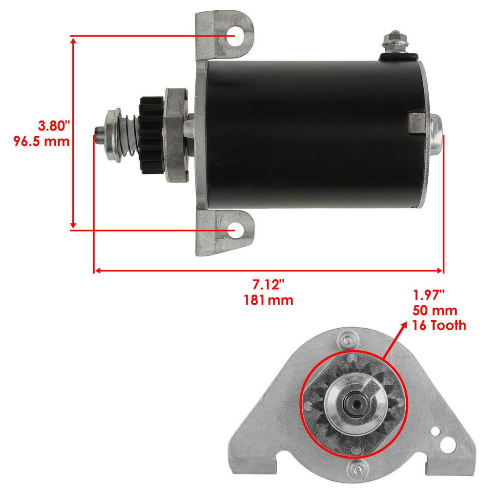 Starter Replacement for Briggs & Stratton 6.75 HP Engine (2000–2000)