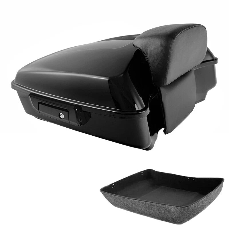 Chopped Trunk Pad Backrest for Harley Touring (2009–2013)