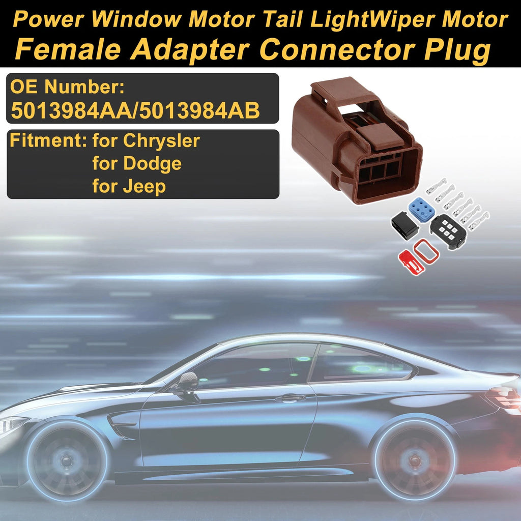 Power Window Motor Connector Plug for Chrysler (5013984AA)