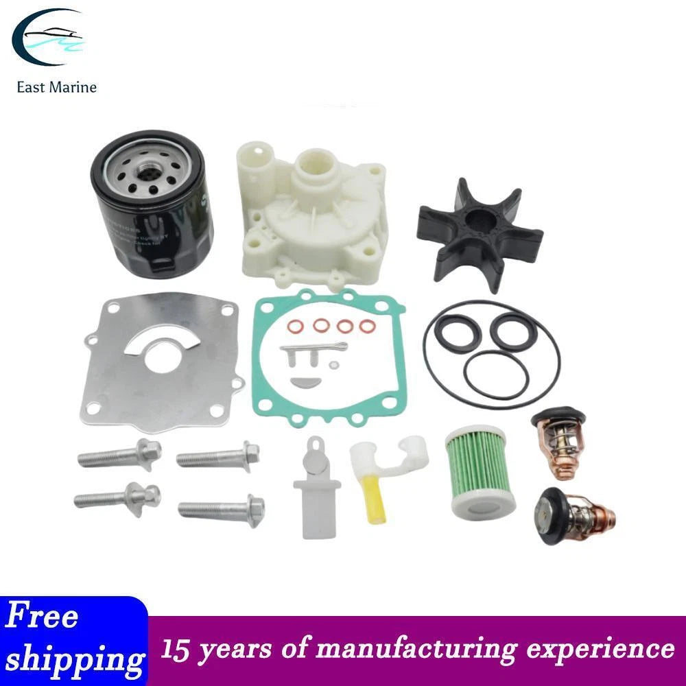 Water Pump Impeller Maintenance Kit for Yamaha Outboard 200 225 HP (2000–2023) 61A-W0078-01