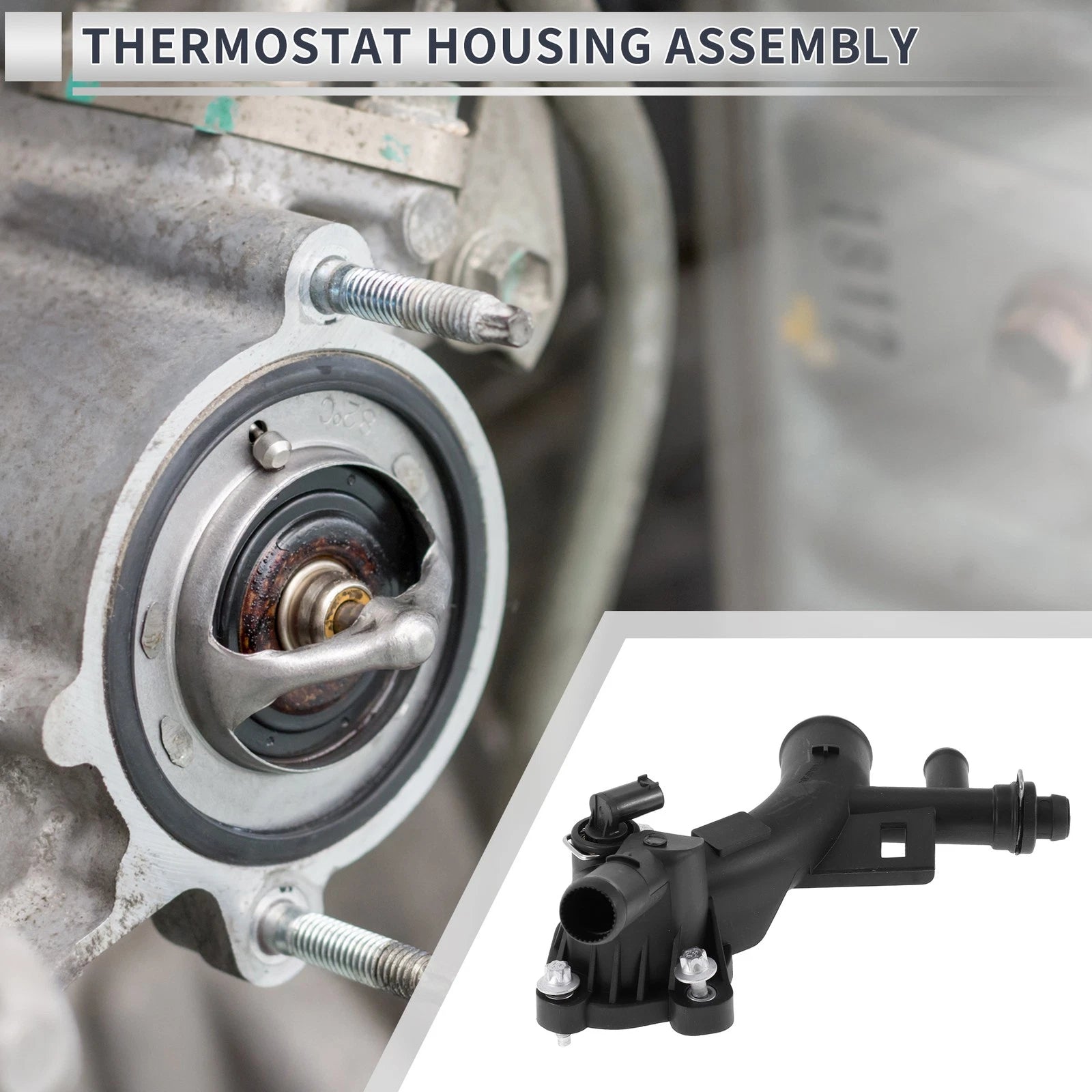 Engine Coolant Thermostat Housing Assembly for Chevrolet Trax (2013–2021)