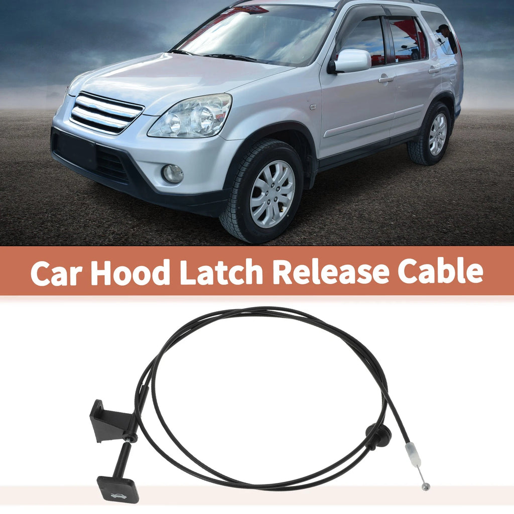 Front Hood Latch Release Cable with Handle for Honda CR-V (2002–2006)