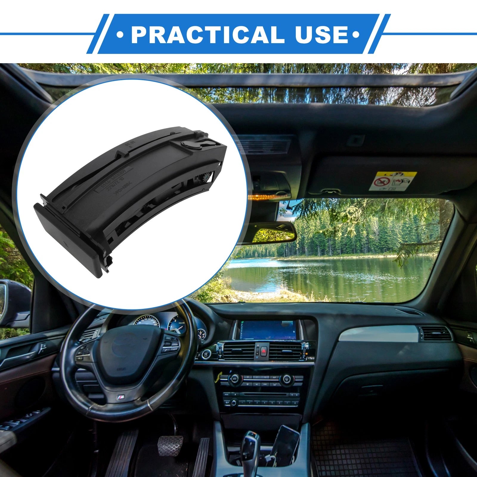 Cup Holder Replacement for BMW X3 E83 (2003–2006)