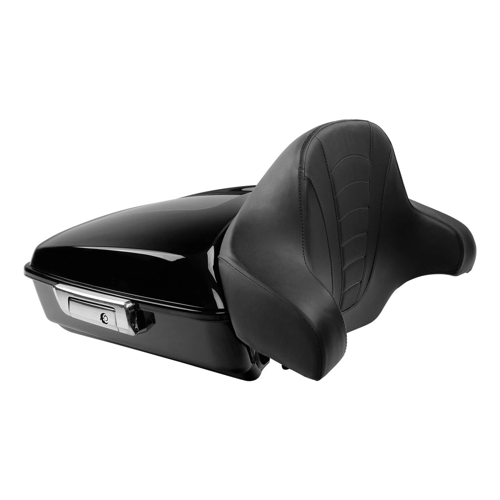 Chopped Trunk Backrest Pad for Harley Davidson Touring (2014–2026)
