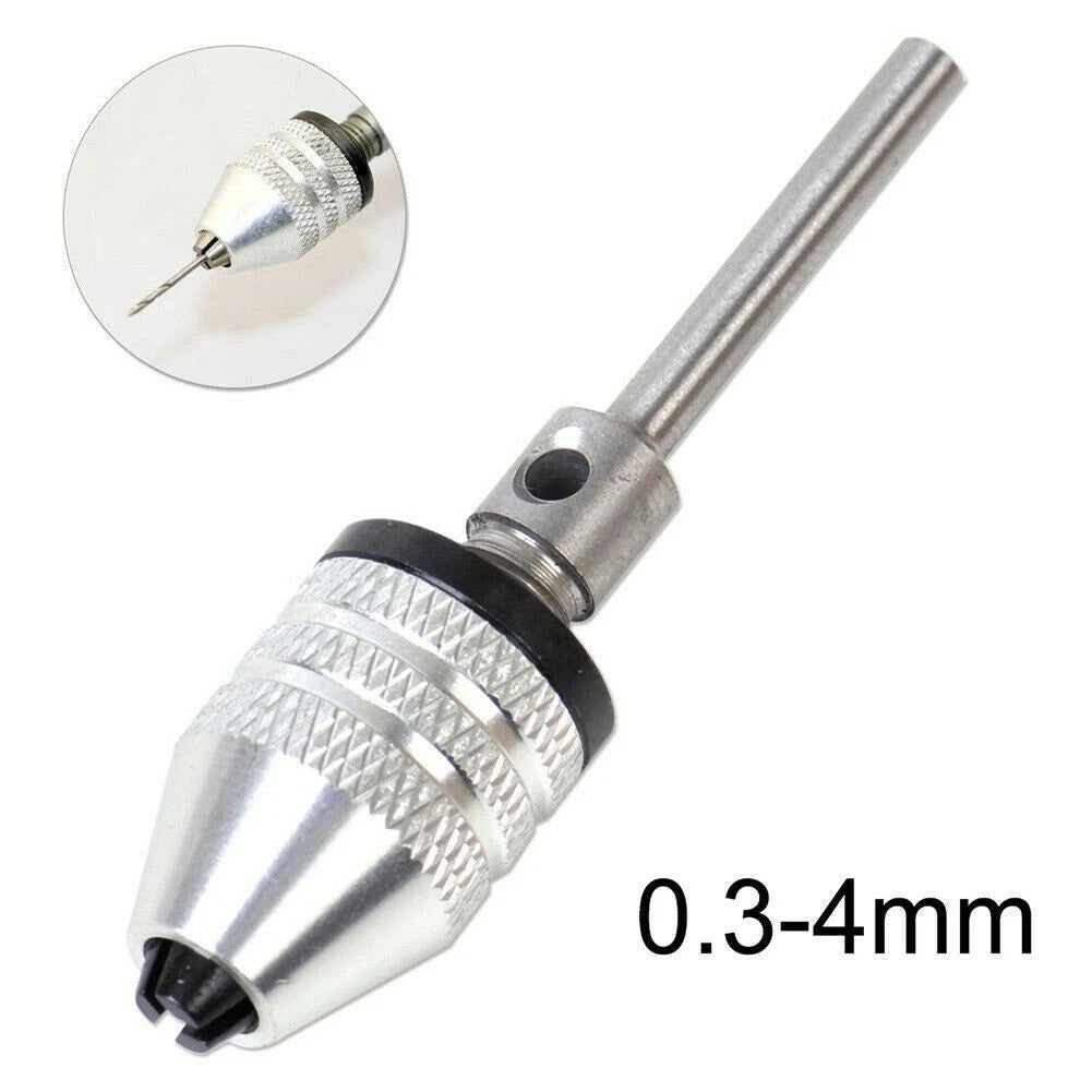 Drill Chuck Adapter for Rotary Tool (0.3-4mm Dia)
