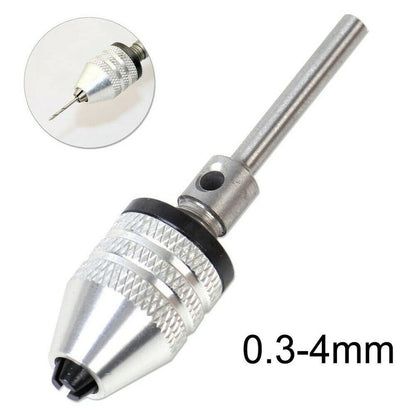 Drill Chuck Adapter for Rotary Tool (0.3-4mm Dia)