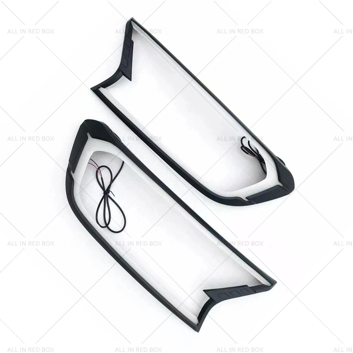 2X White LED Headlight Covers for Ford Ranger Wildtrak (2015–2020)