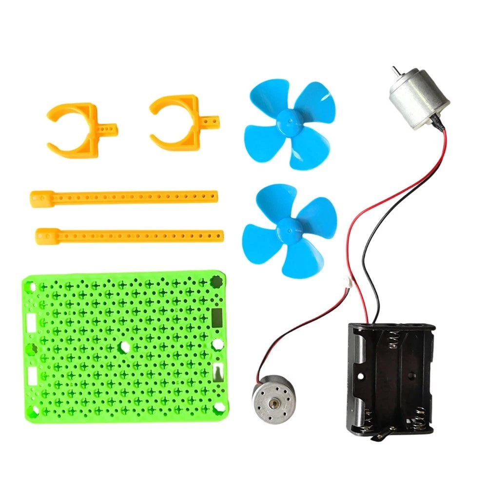 DIY Wind Turbine Model with Dual Motor System (2023)